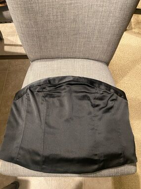 Wild Fable Black Ruched Strapless Bustier Top